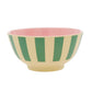 Kom plum green stripe print | RICE