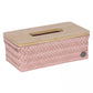 Top fit tissue box with bamboo cover - copper blush | Handed By