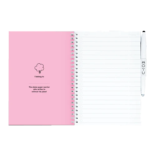 Erasable notebook A5 - Love garden | Moyu