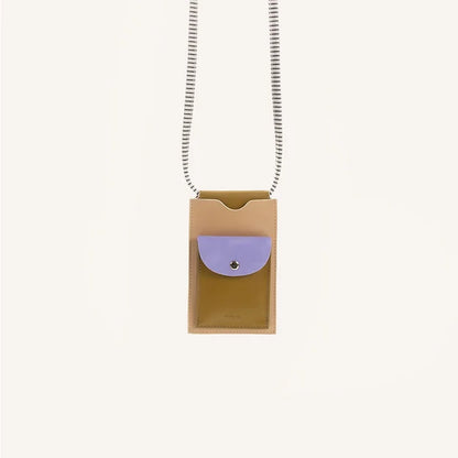 Phone pouch - coloré - affogato beige + costa green | Sticky Sis - de inKijk
