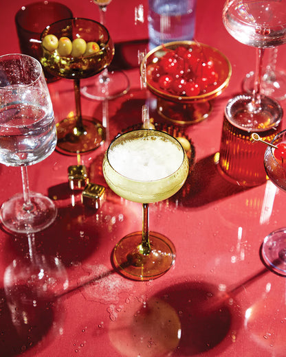 Lou Coupe Glasses - Olive - set van 2 | Here's How - de inKijk