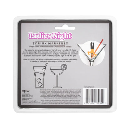 Ladiesnight - glasmarkeerders set v.4 | NPW - de inKijk