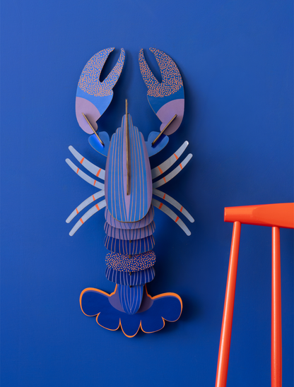 Lapis Blue Lobster - muurdecoratie | Studio Roof