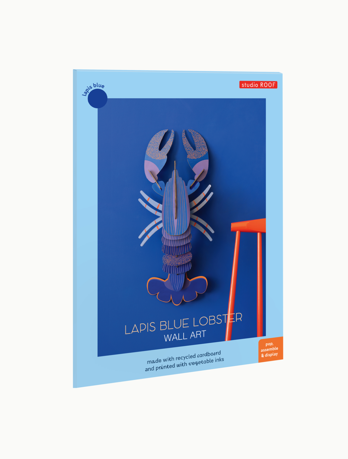 Lapis Blue Lobster - muurdecoratie | Studio Roof