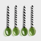 Spoon duet green - set van 4 | &Klevering - de inKijk