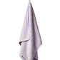 Naram guest towel - lilac & neon yellow | Bongusta - de inKijk