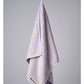 Naram guest towel - lilac & neon yellow | Bongusta - de inKijk