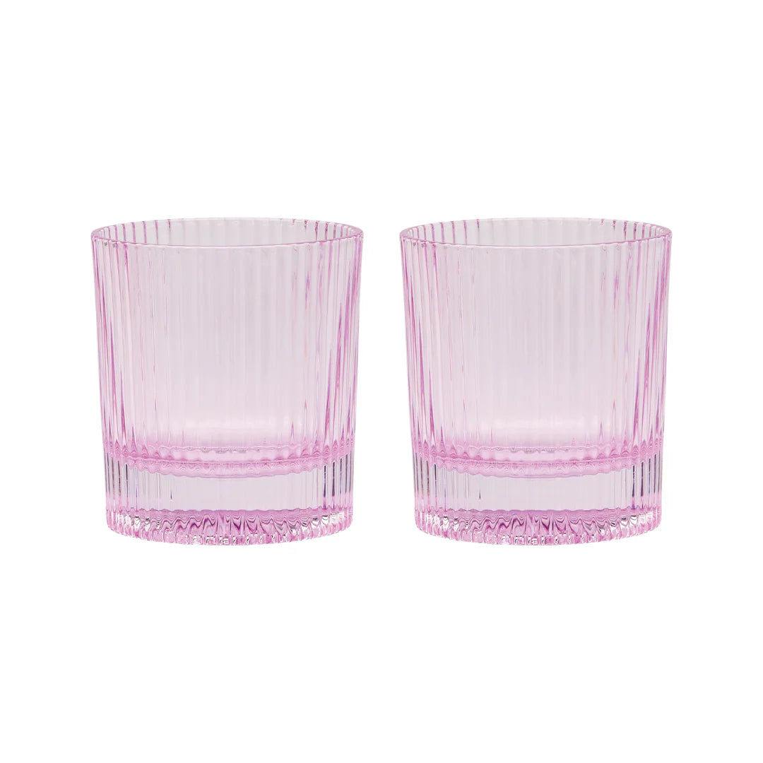 Scout Lowball Glass - lilac - set van 2 | Here's How