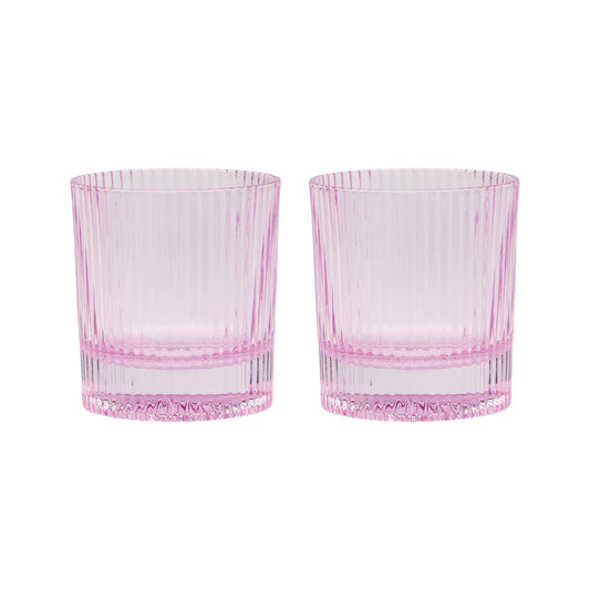 Scout Lowball Glass - lilac - set van 2 | Here's How