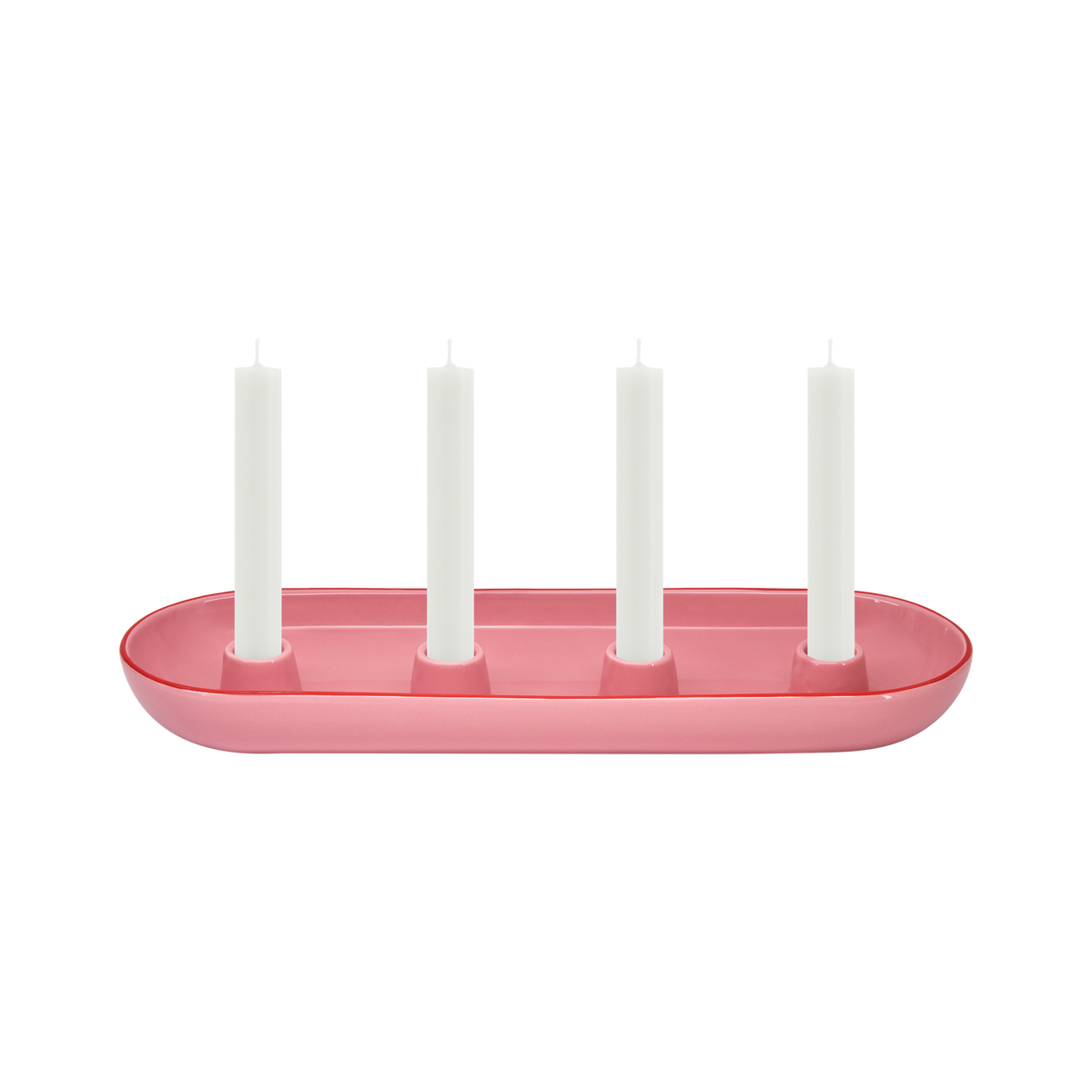 Kaarsenhouder - Lucia - Ovaal Roze | Remember