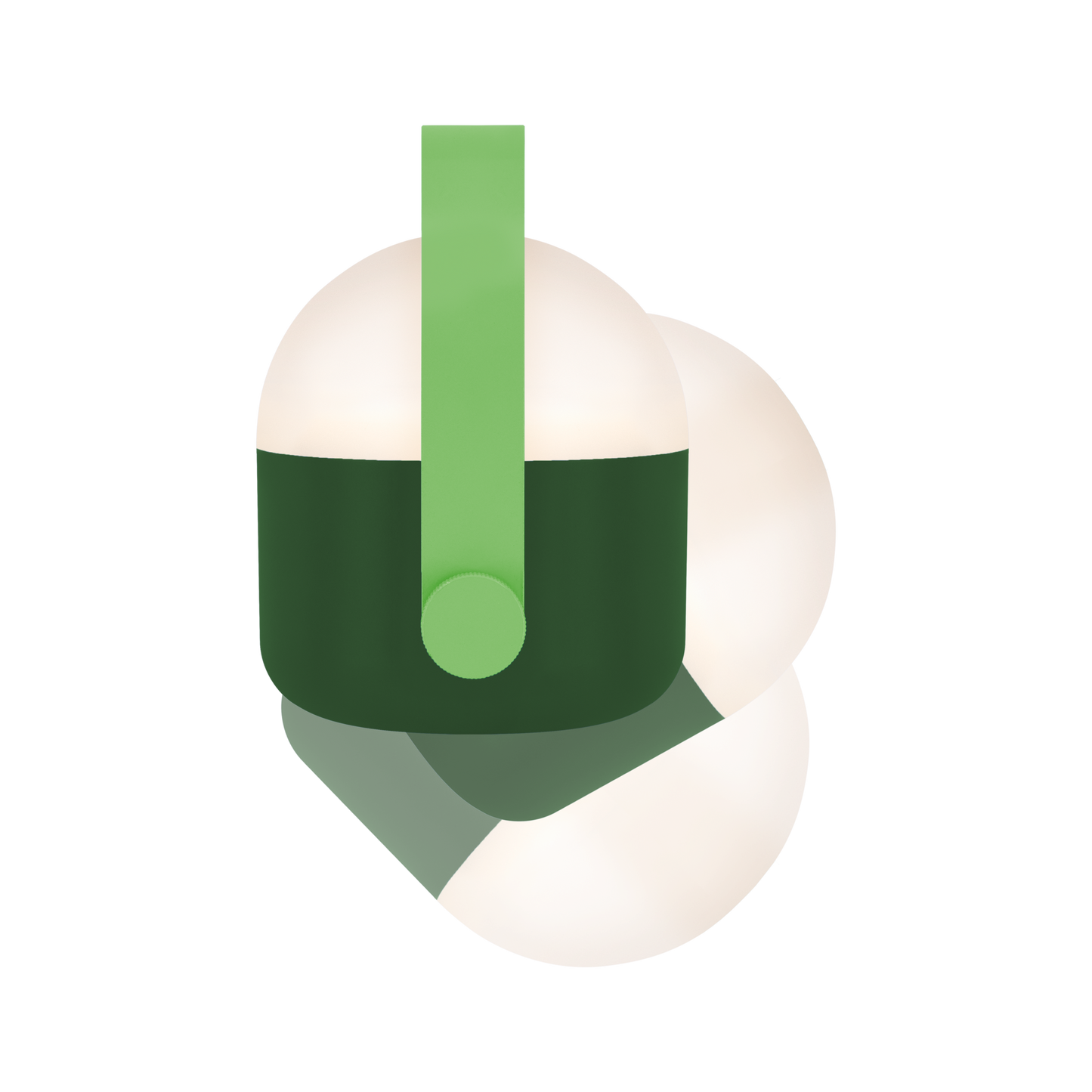 Draagbare LED lamp OLE - green | Remember