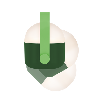 Draagbare LED lamp OLE - green | Remember