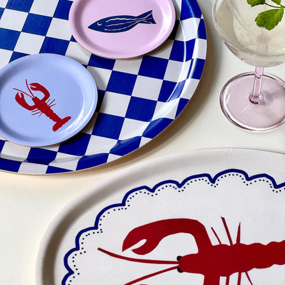 Lobster -  Oval Serving Tray | BLU KAT