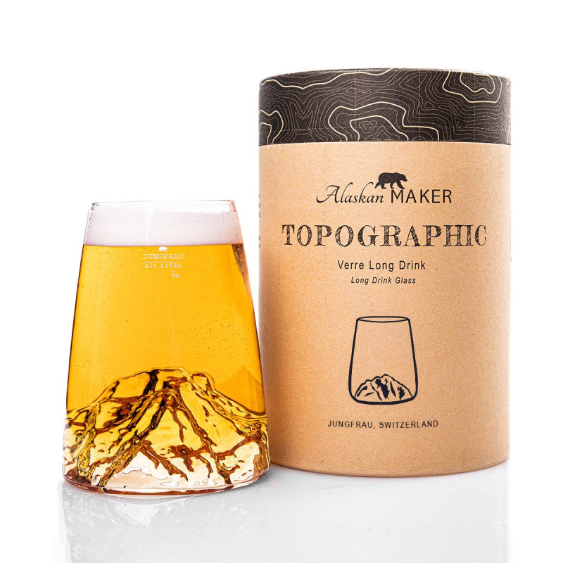 Long Drink Glass - Jungfrau | Alaskan Maker
