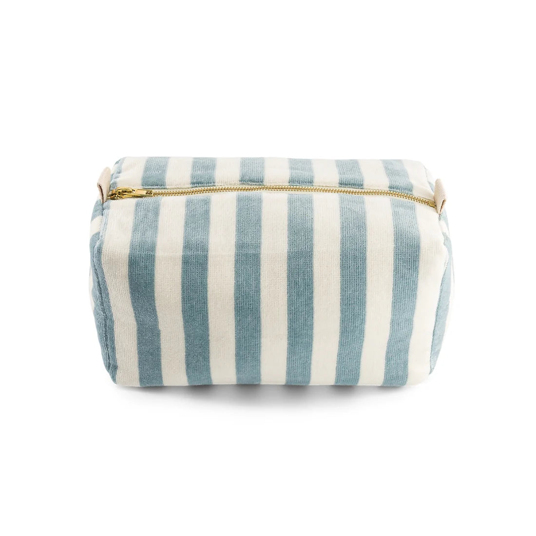 Wash bag - Vic - Blue Cloud Stripes - Terry | Rose in April