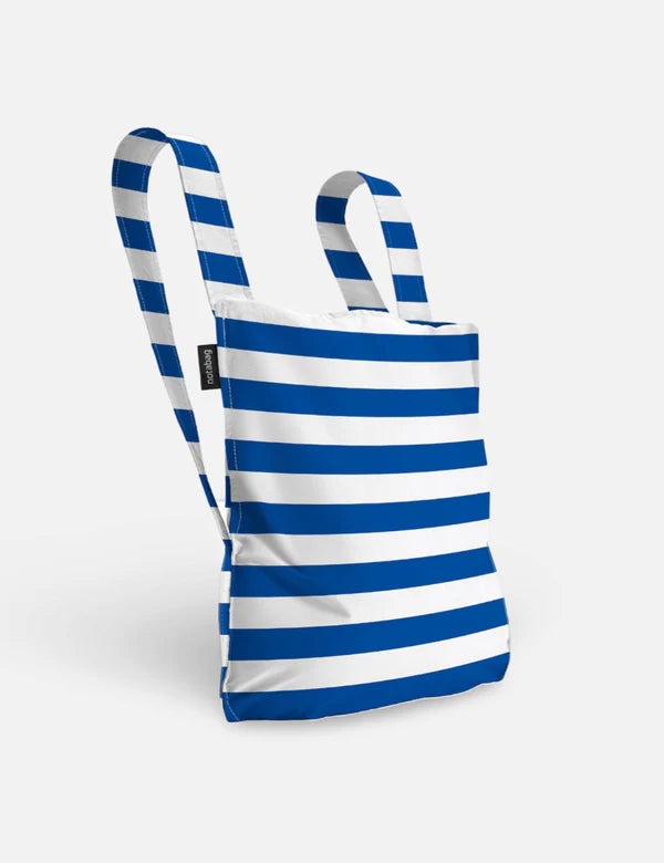 Rugzak en schoudertas in één - marine stripes | Notabag