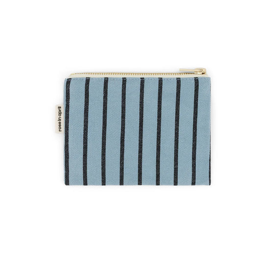 Purse - Marie - Blue Sky Tennis Stripes | Rose in April