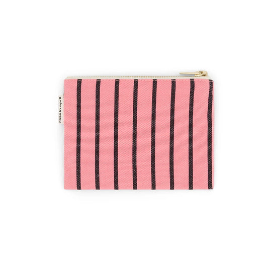 Purse - Marie - Funky Pink Tennis Stripes | Rose in April