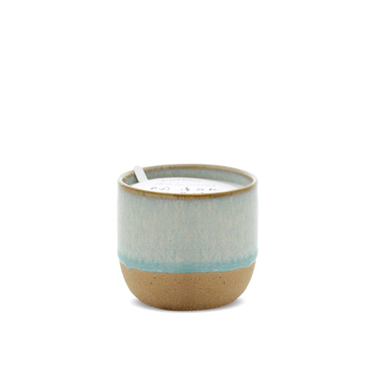 Ceramic candle - blue : matcha tea+bergamot | Paddywax