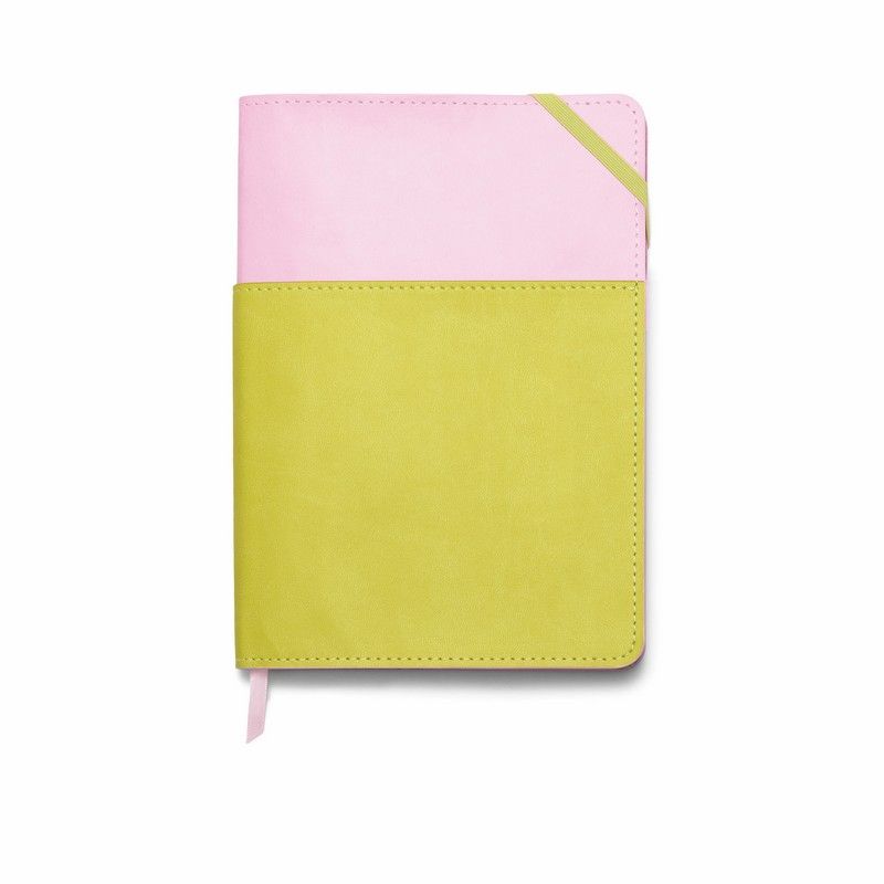 Vegan Leather Pocket Journal - Lilac & Matcha | Designworks Ink