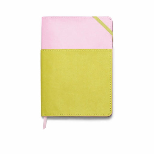 Vegan Leather Pocket Journal - Lilac & Matcha | Designworks Ink