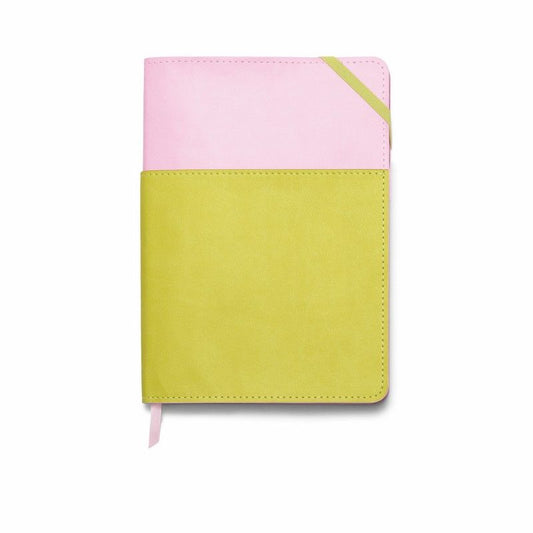 Vegan Leather Pocket Journal - Lilac & Matcha | Designworks Ink - de inKijk