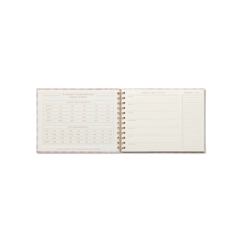 Meal Planner & Market List - Gingham | Designworks Ink