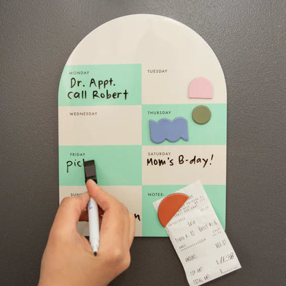Magnetisch memobord met droog wisbord | Kikkerland - de inKijk
