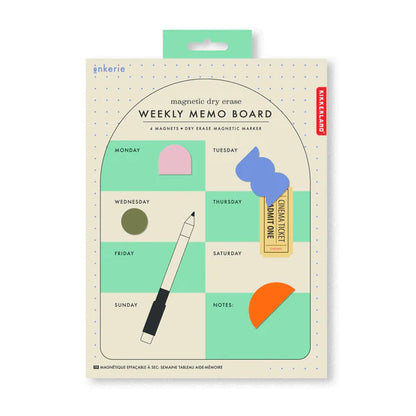 Magnetisch memobord met droog wisbord | Kikkerland - de inKijk