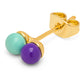 Double color ball - deep purple mint - 1 stuk | LULU Copenhagen