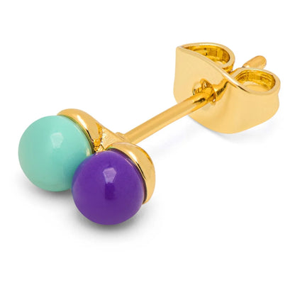Double color ball - deep purple mint - 1 stuk | LULU Copenhagen