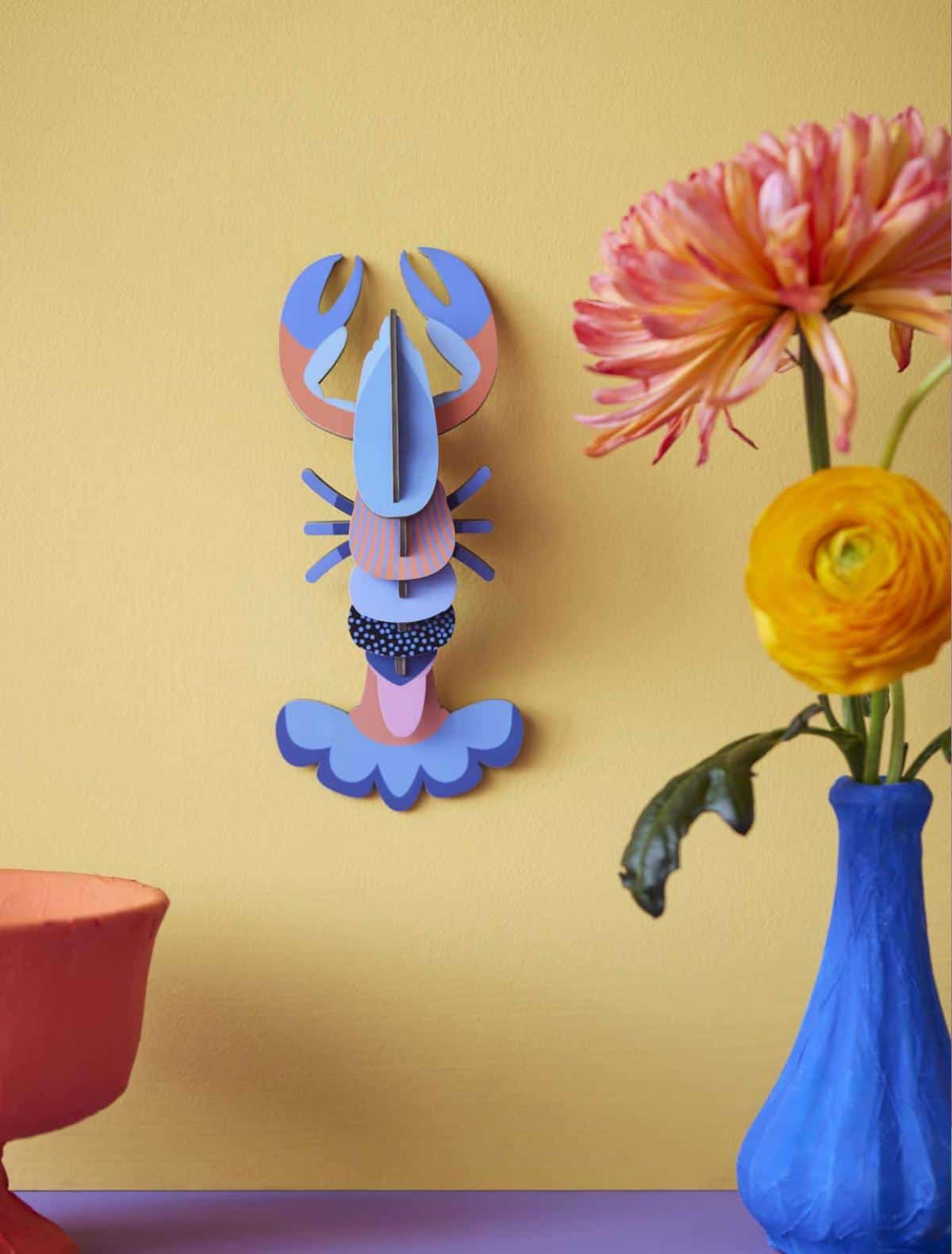 Mini Lobster - muurdecoratie | Studio Roof - de inKijk