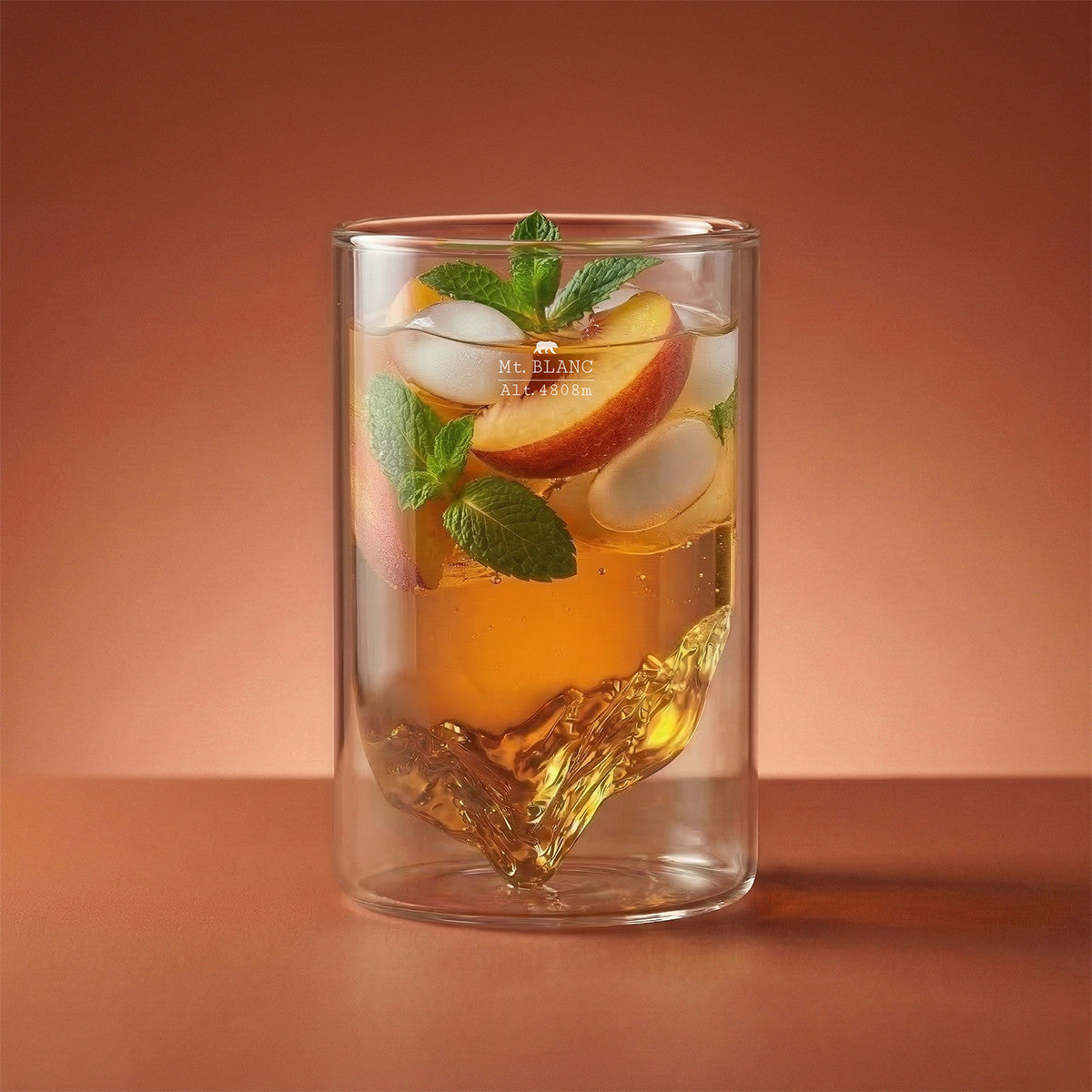 Topographic Double-Wall Glass - Mont Blanc | Alaskan Maker