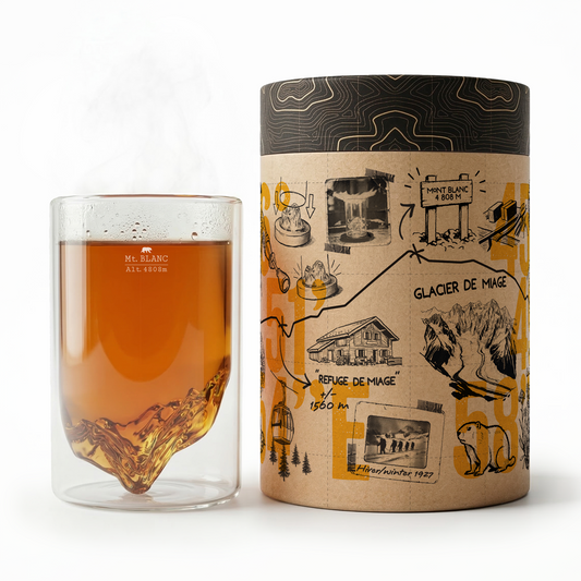 Topographic Double-Wall Glass - Mont Blanc | Alaskan Maker