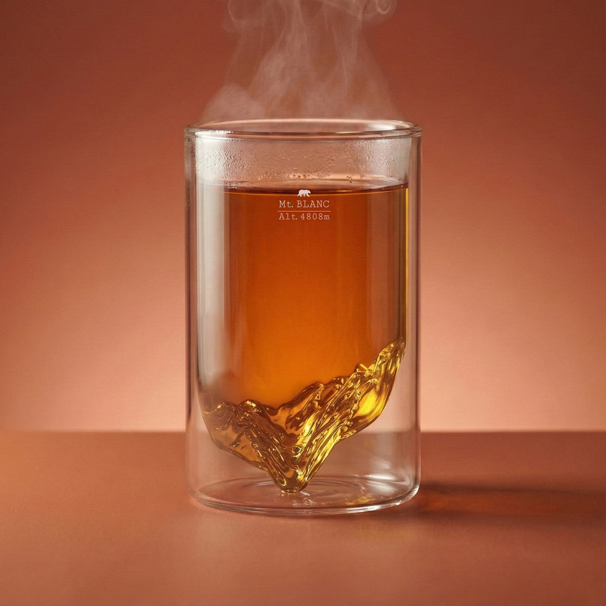 Topographic Double-Wall Glass - Mont Blanc | Alaskan Maker