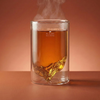 Topographic Double-Wall Glass - Mont Blanc | Alaskan Maker