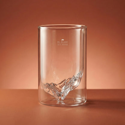 Topographic Double-Wall Glass - Mont Blanc | Alaskan Maker