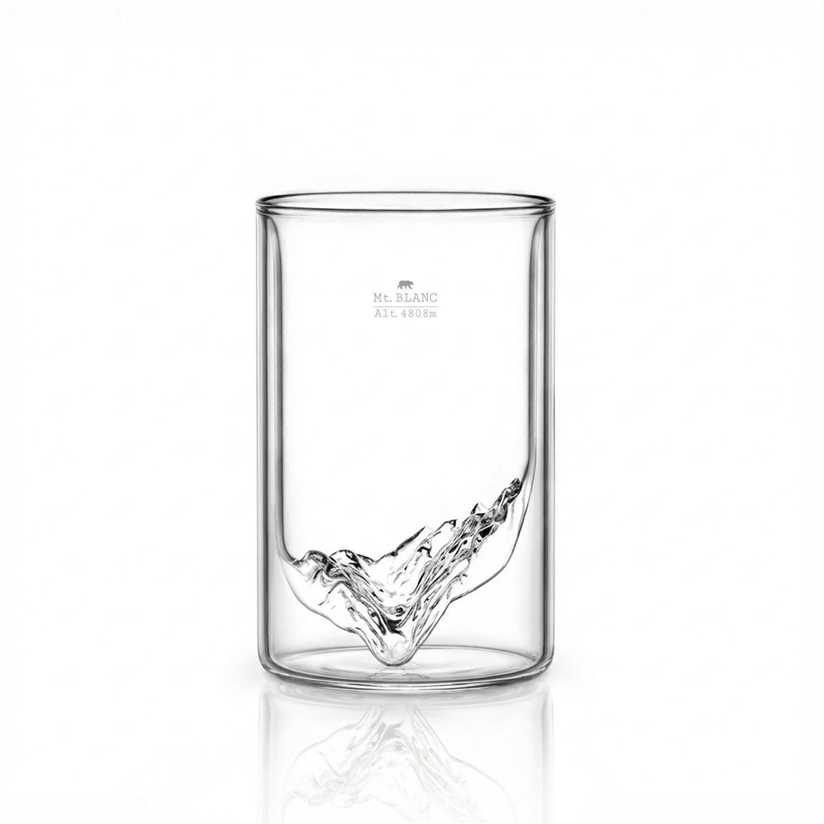 Topographic Double-Wall Glass - Mont Blanc | Alaskan Maker