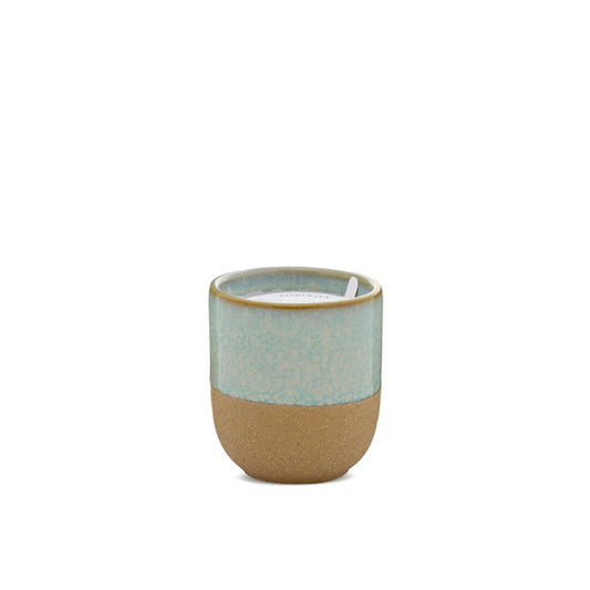 Ceramic candle - blue : matcha tea+bergamot | Paddywax