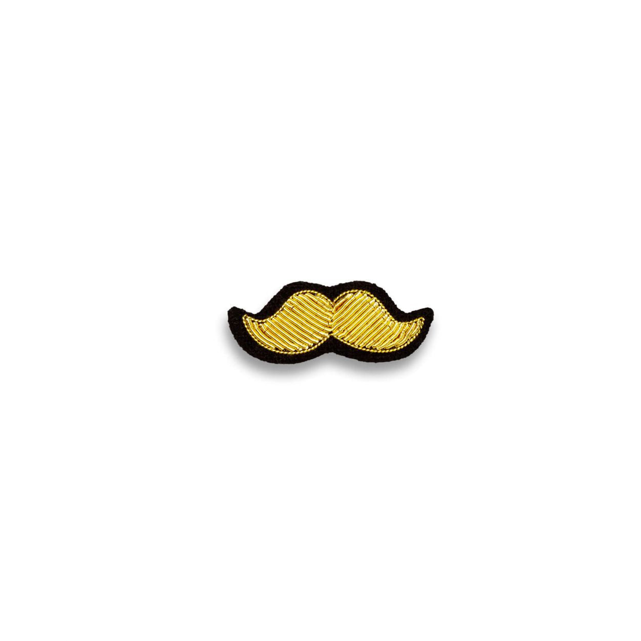 Broche - Golden Moustache | Macon et Lesquoy