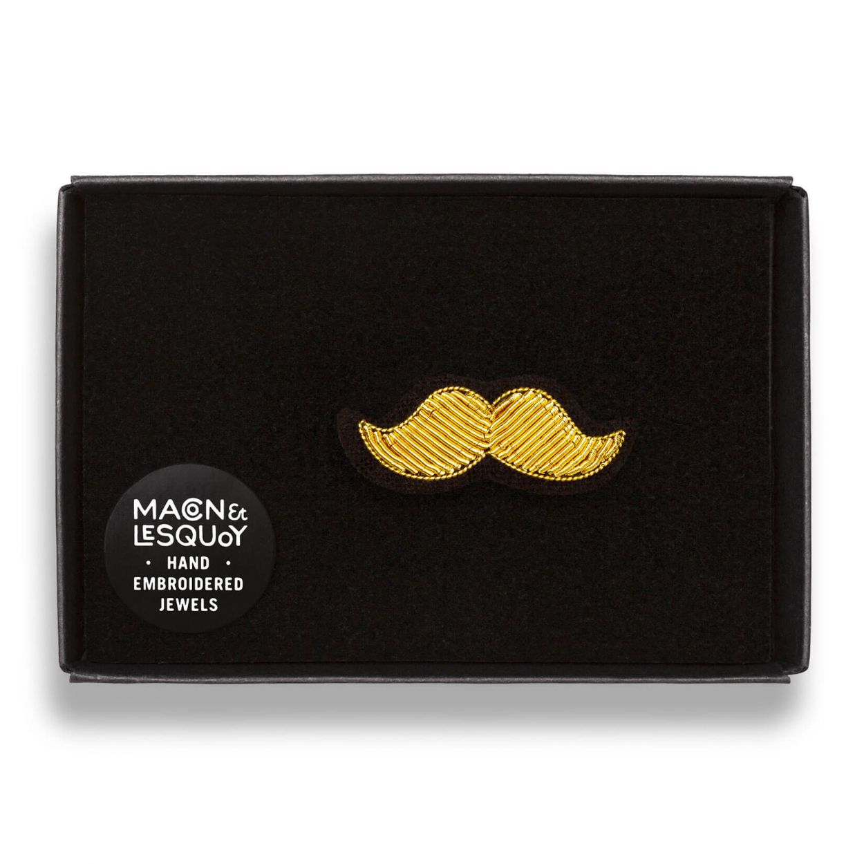 Broche - Golden Moustache | Macon et Lesquoy