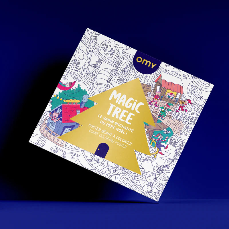 Magic Tree - Giant coloring poster | Omy