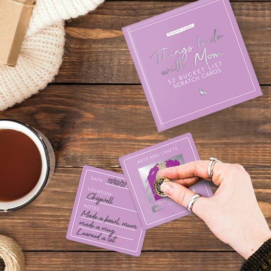 Things to do with mum - Scratch Cards | Gift Republic - de inKijk