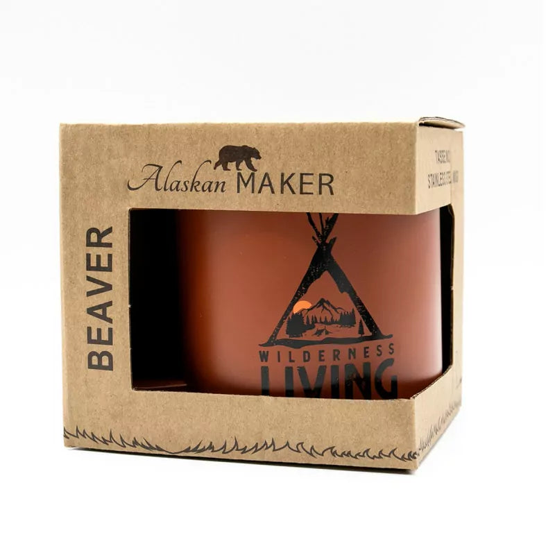 Mug beaver - terracotta | Alaskan Maker - de inKijk