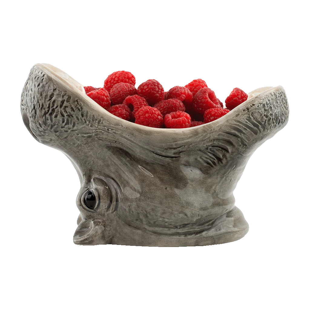 Bowl - grey - hungry hippos | Donkey Products - de inKijk