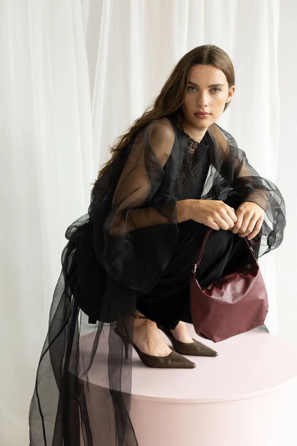 Cross Body F.G. Baggy - New Maroon | Tinne + Mia