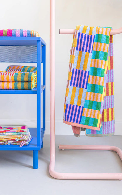 Bath towel - edition 48 tulip quilt | Foekje Fleur
