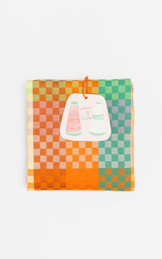 Tea towel - edition 57A checkered check | Foekje Fleur