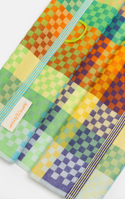 Tea towel - edition 57B checkered check | Foekje Fleur