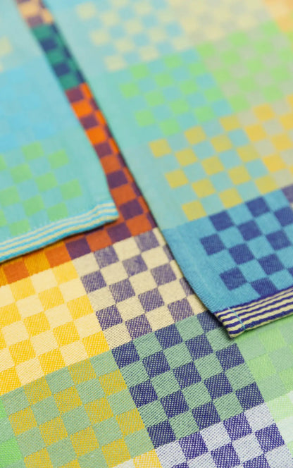 Tea towel - edition 57B checkered check | Foekje Fleur